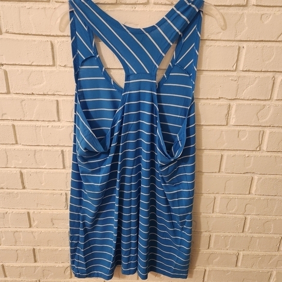 Eddie Bauer Blue Striped Tank Top XL - Picture 6 of 8